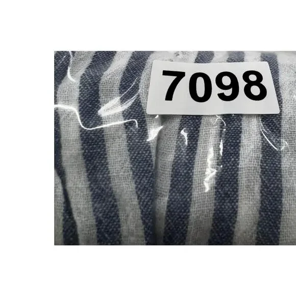 Rails Tara Blue Catalina L Dress Blue White Striped Flutter Sleeve Ruffle Rayon - Picture 11 of 11